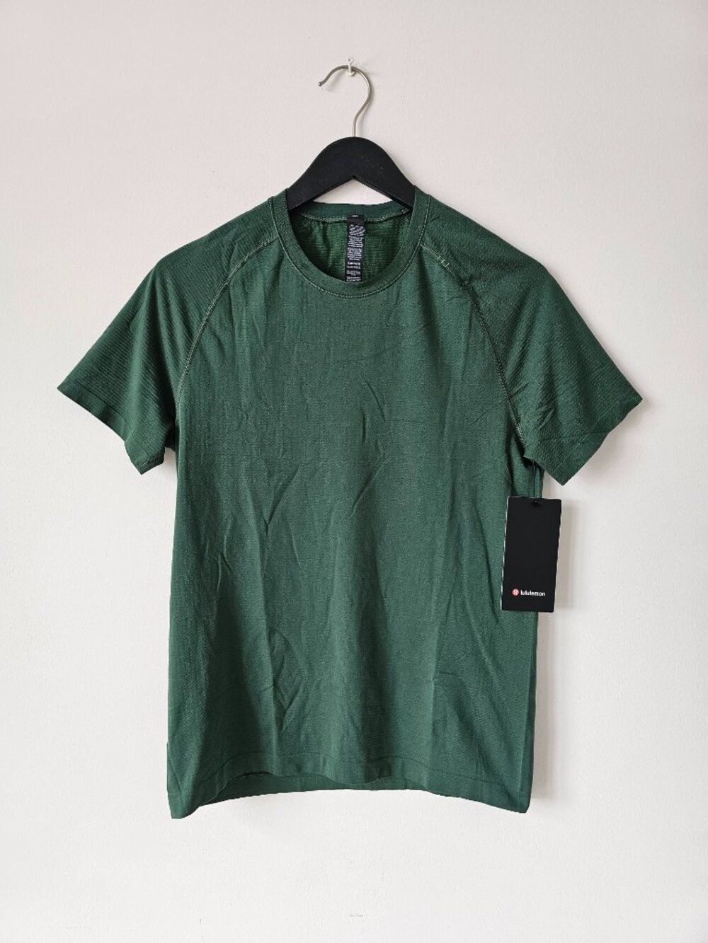 NWT LULULEMON IVYG/IVYG Ivy Green Metal Vent Tech SS Top Shirt Men's Medium